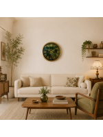 Eskitme Grand Roma Aynalı 40 x 40 cm Duvar Saati