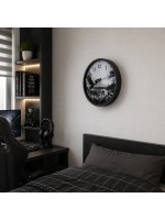 Siyah Efsane Kartal Taraftar Temalı 36 x 36 Cm Duvar Saati